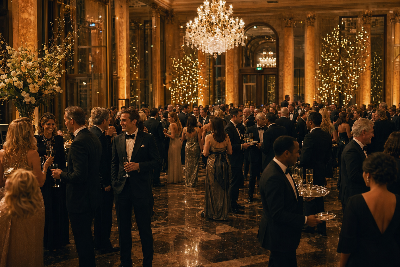 Members arriving at a DreamClub gala evening.